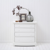 Seaside dresser with curved front