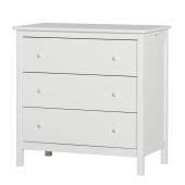 Seaside dresser with slide rack