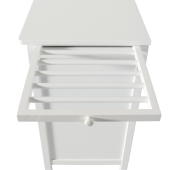 Seaside dresser with slide rack