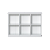 Seaside low cabinet with 6 rooms