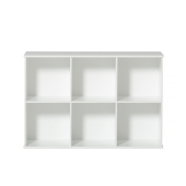 Wood shelving unit 3×2