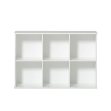 Wood shelving unit 3×2