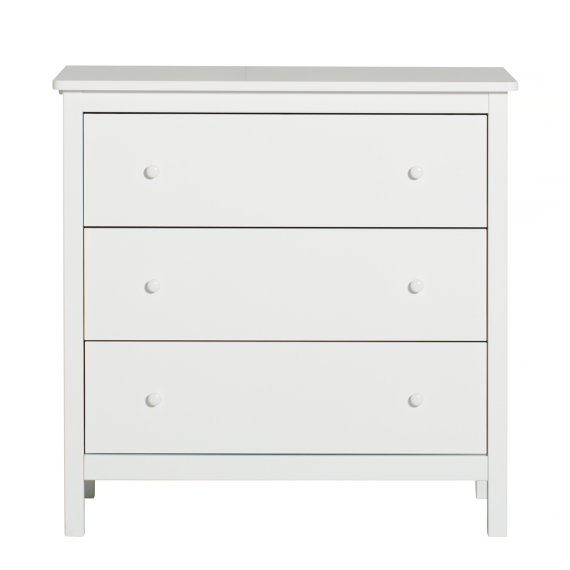 Seaside dresser with slide rack